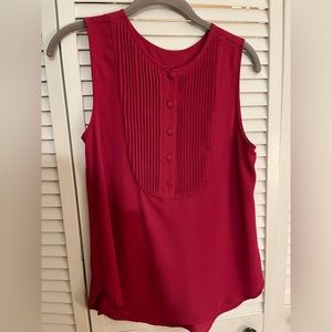 JCrew sleeveless top in magenta